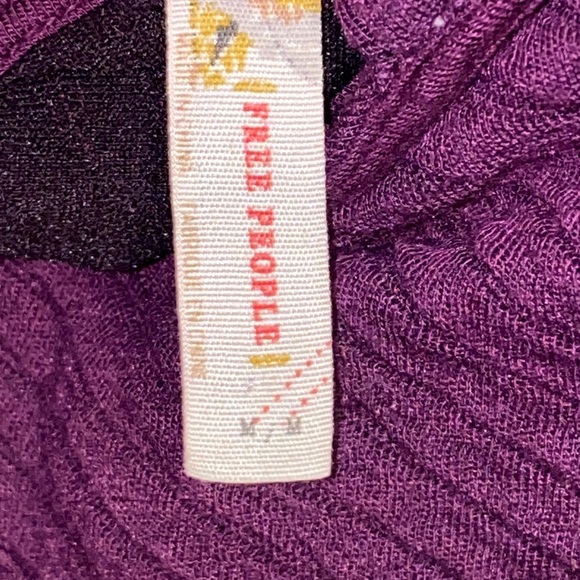 Free People Medium Violet Purple Crisscross Back Midi Dress - Picture 2 of 9